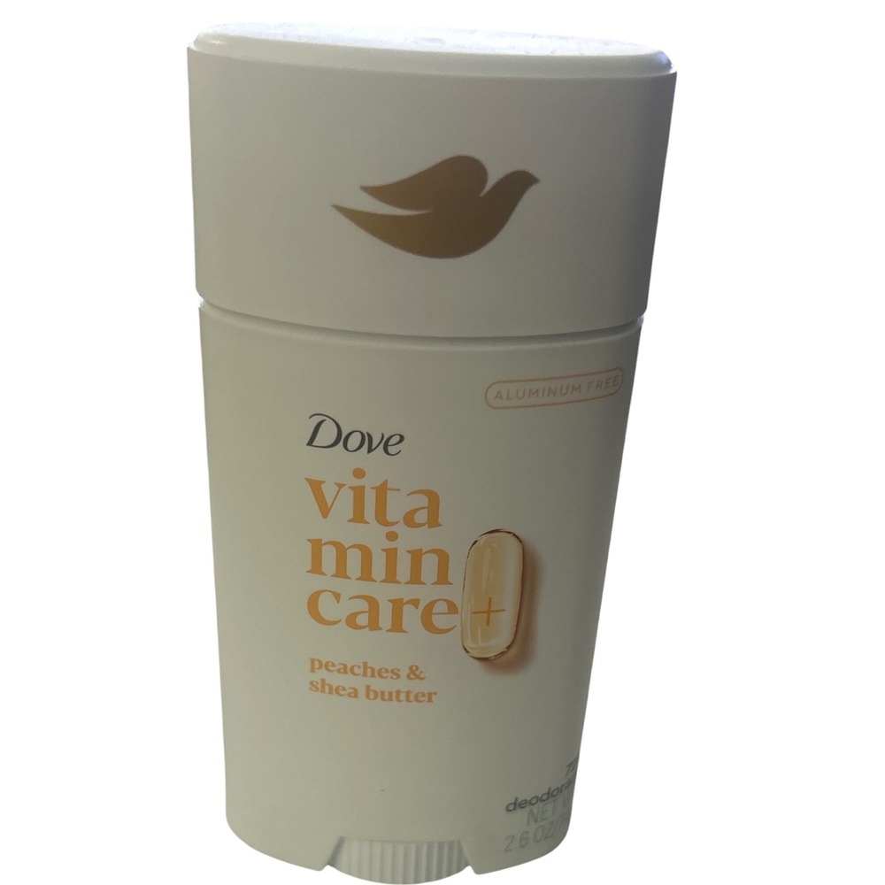 Dove Vitamin Care Peaches & Shea Butter Aluminum Free Deodorant 2.6 Oz